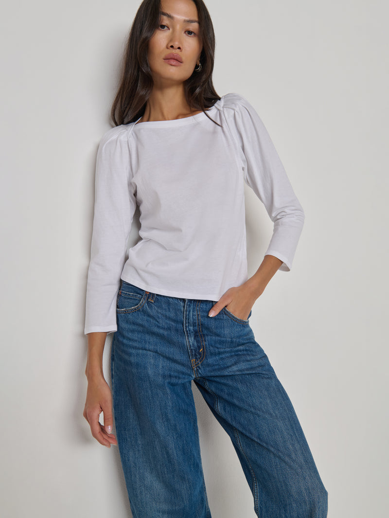 Nation Los Angeles Amelie Envelope Neck Top