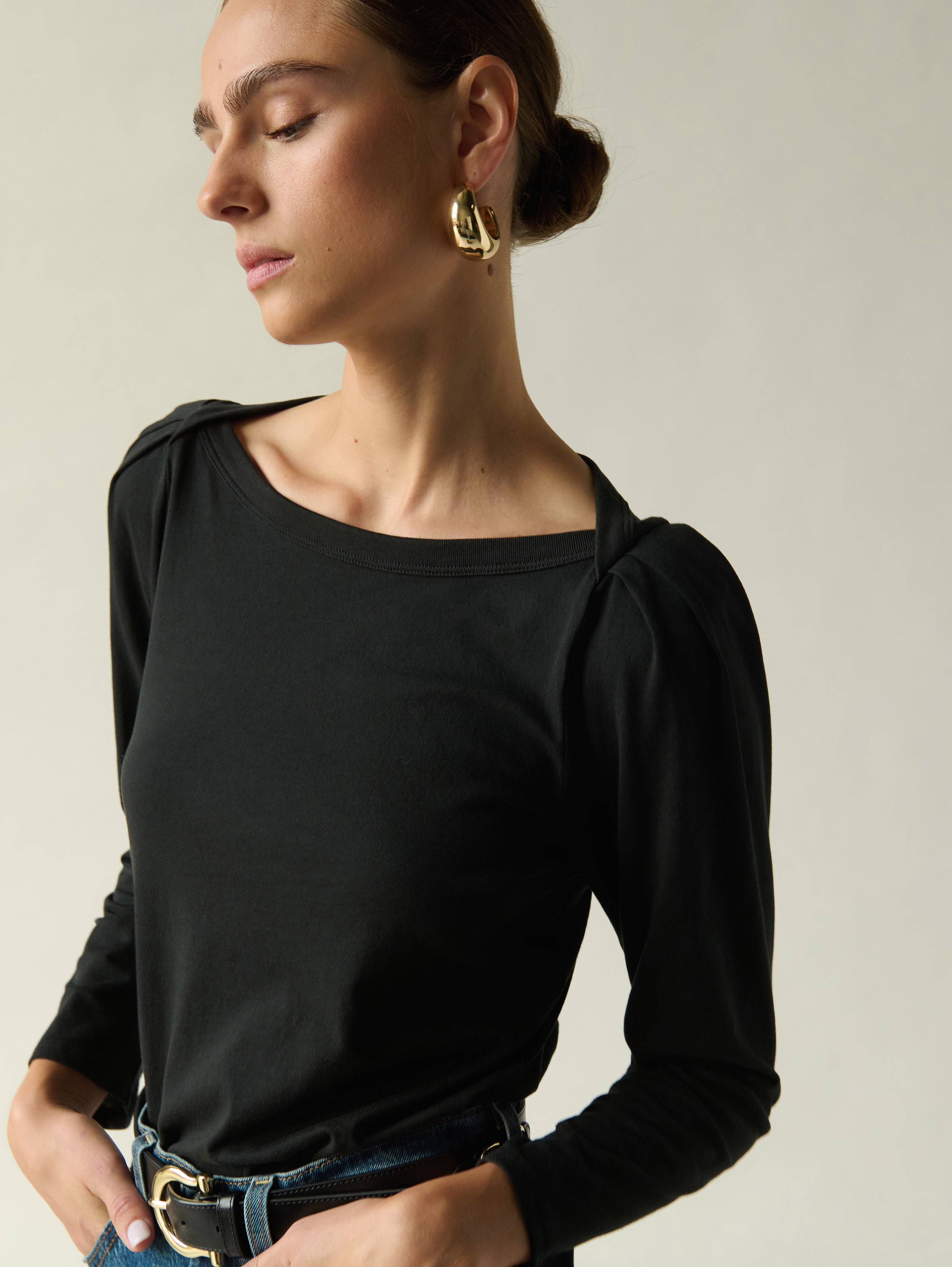 Amelie Top - Jet Black | Nation Los Angeles