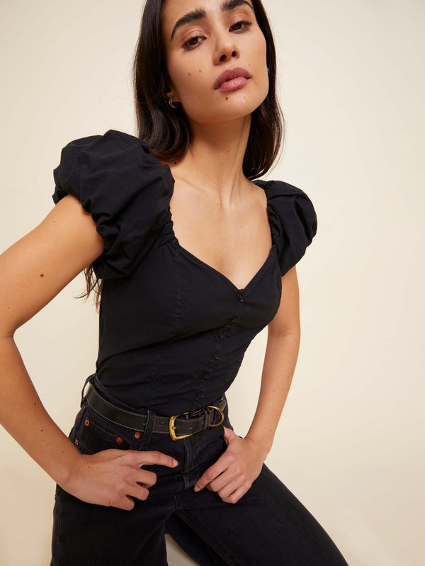NATION LTD Angel Bubble Sleeve Cami Top