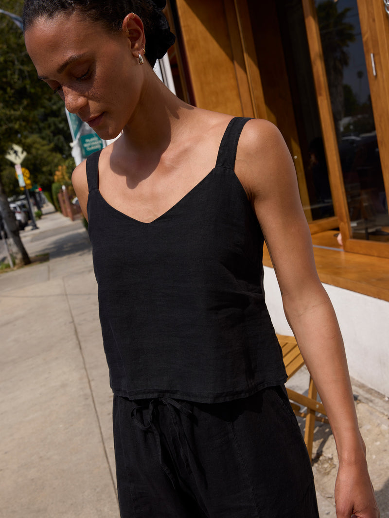 Nation Los Angeles Annie V-Neck Top