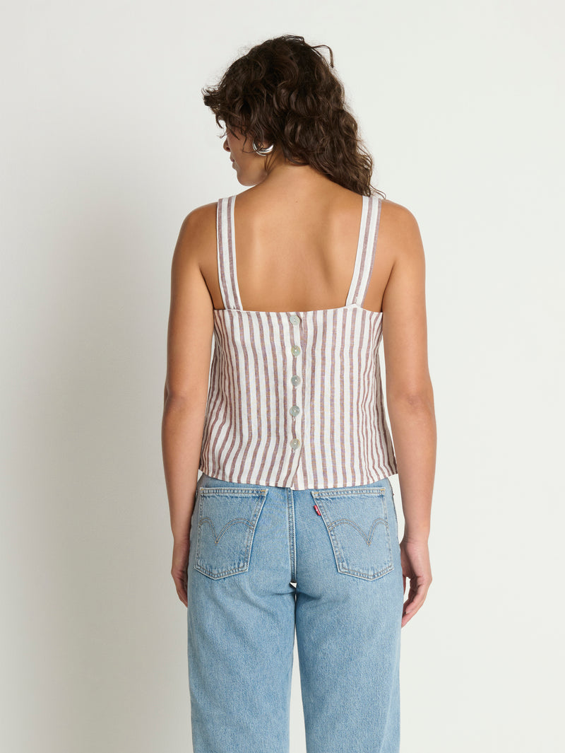 Nation Los Angeles Annie V-Neck Top