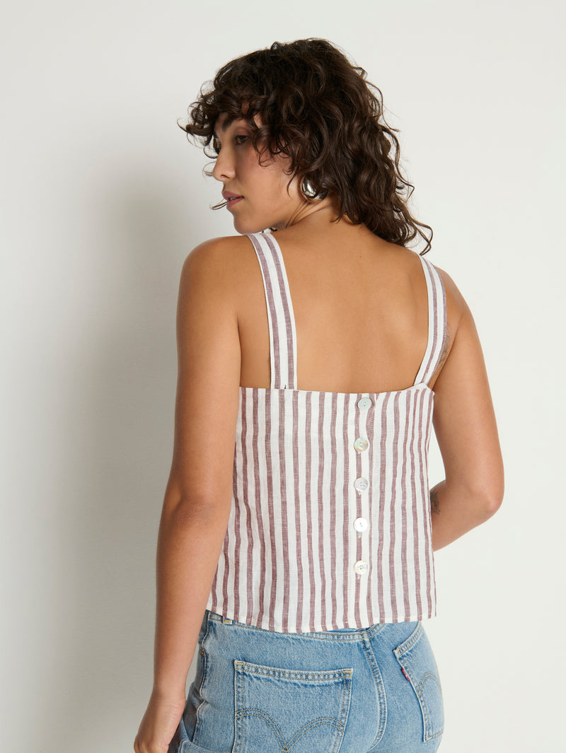 Nation Los Angeles Annie V-Neck Top