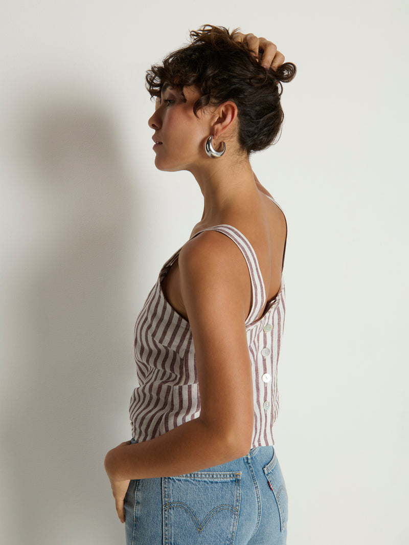 Nation Los Angeles Annie V-Neck Top