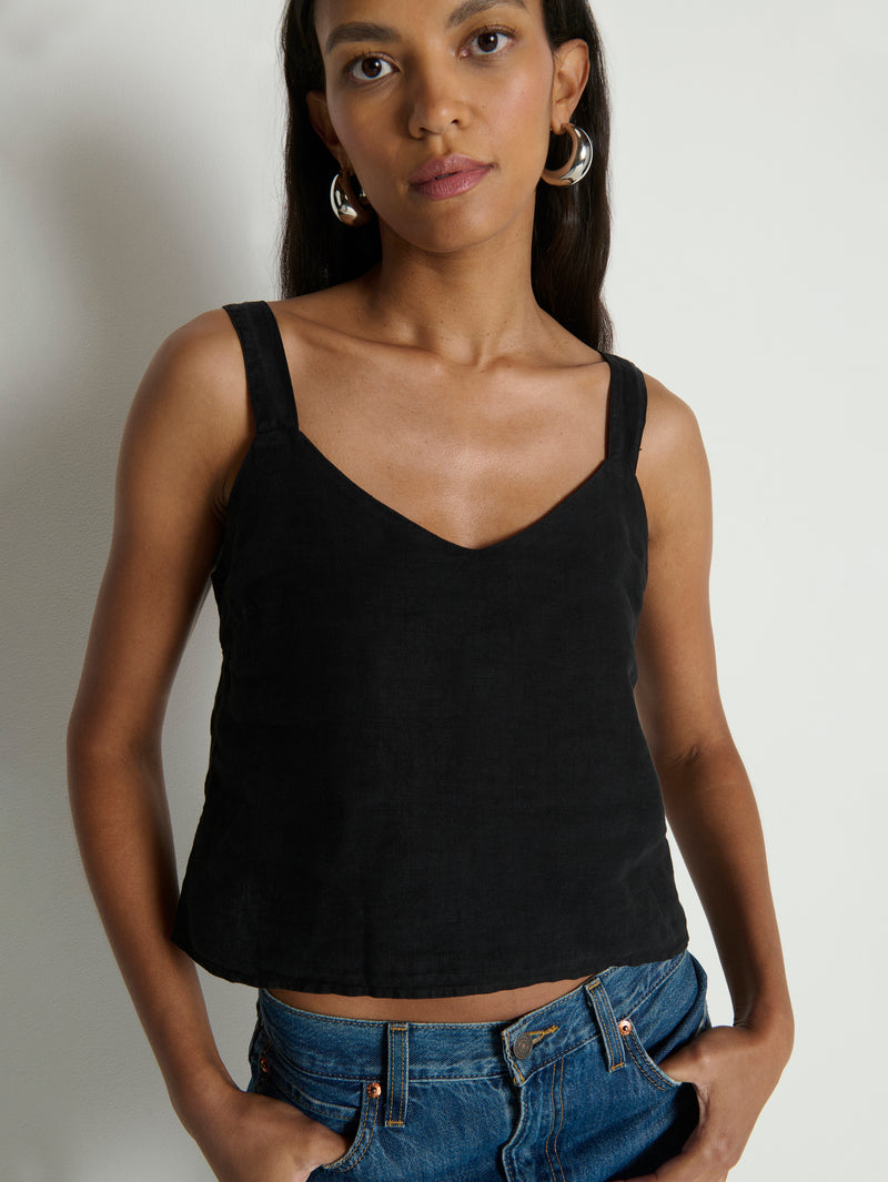 Nation Los Angeles Annie V-Neck Top