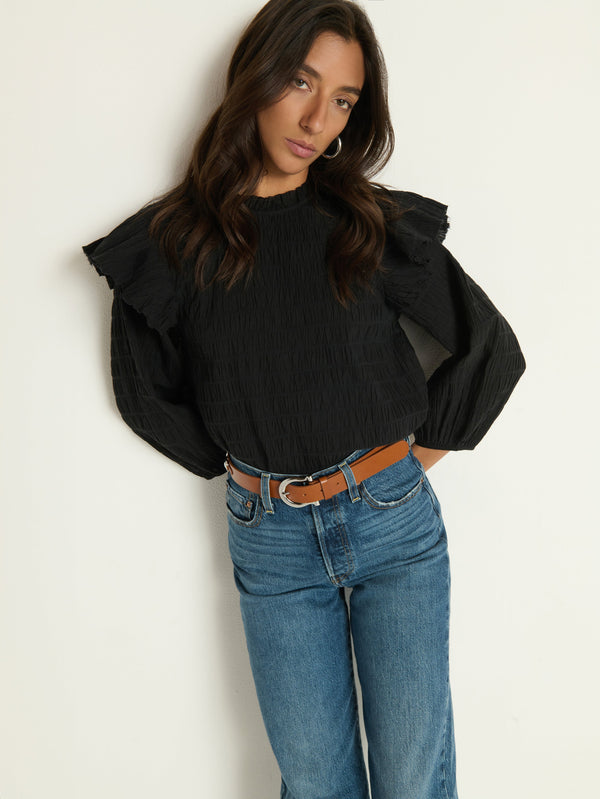 Nation Los Angeles Aria Ruffle Top