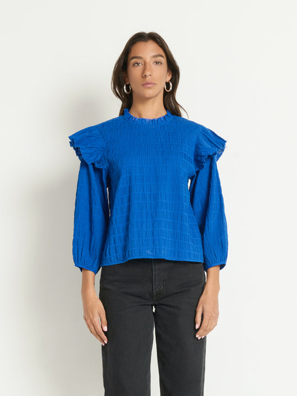 Nation Los Angeles Aria Ruffle Top