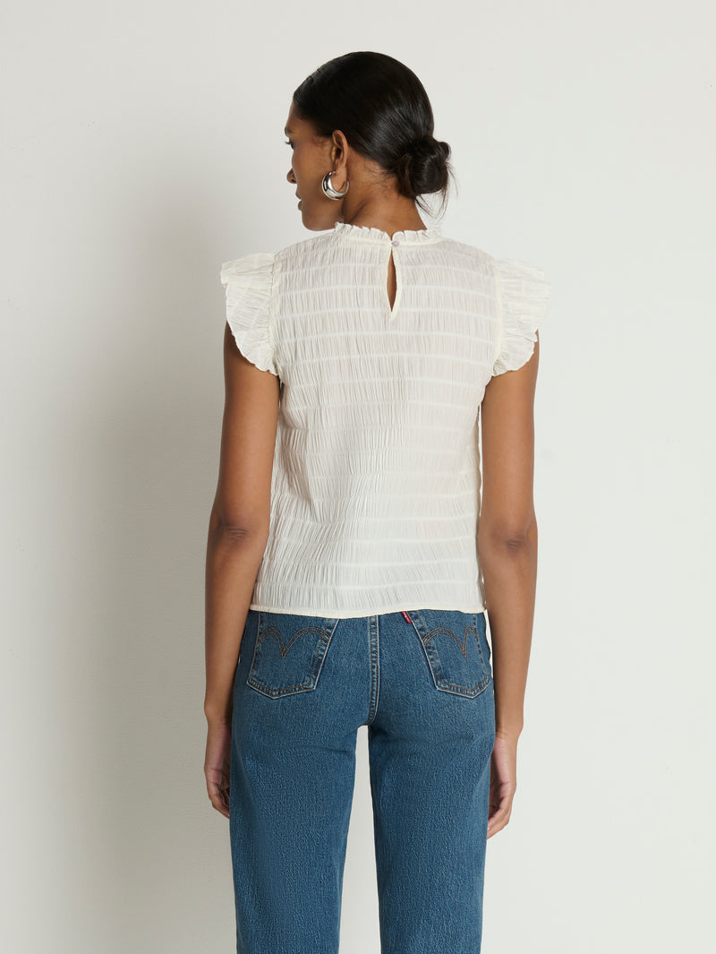 Nation Los Angeles Ashley Ruffle Tank