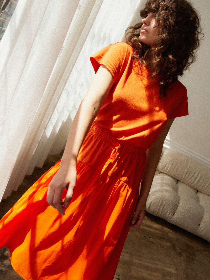NATION LTD Azalia Combo Shirt Dress