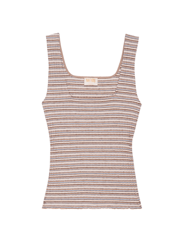 NATION LTD Babs Square Neck Tank Top
