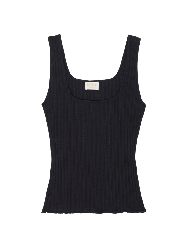 NATION LTD Babs Square Neck Tank Top