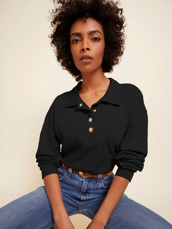 NATION LTD Banks Relaxed Snap Tee