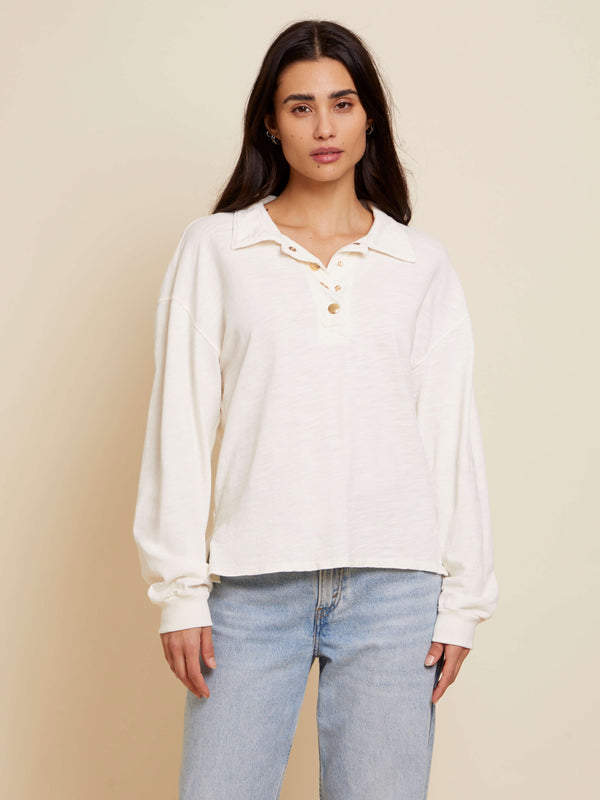 NATION LTD Banks Relaxed Snap Tee