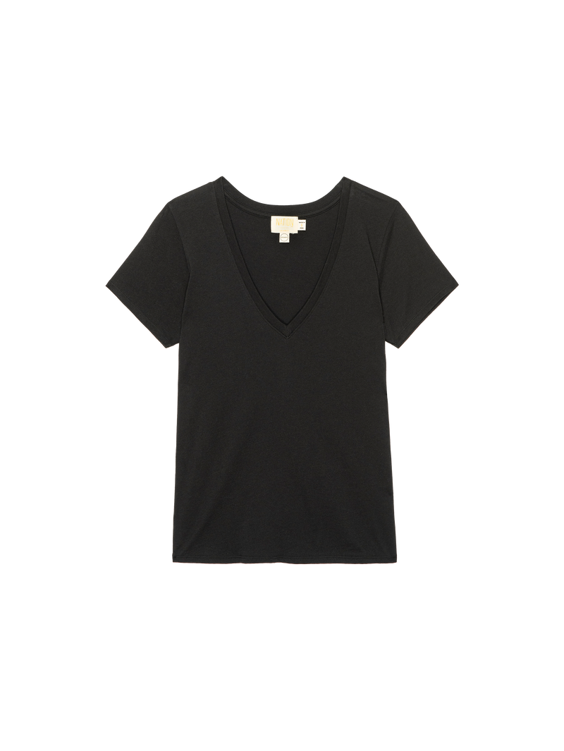 Nation Los Angeles Blair Slim V Neck