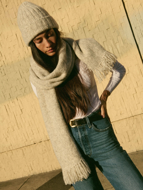 Nation Los Angeles Winter Accessories Bundle in Heather Grey