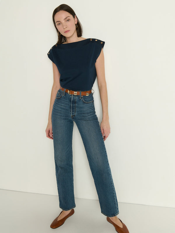 Nation Los Angeles Brooks Boatneck Top