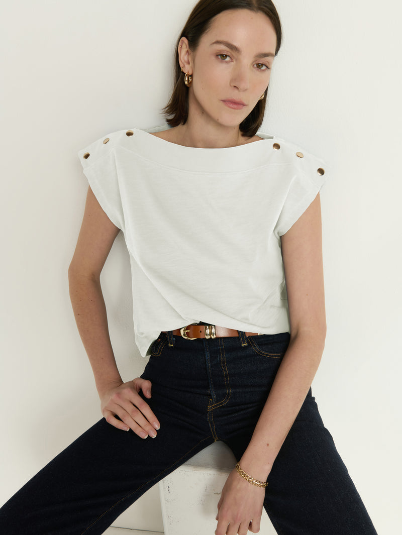 Nation Los Angeles Brooks Boatneck Top