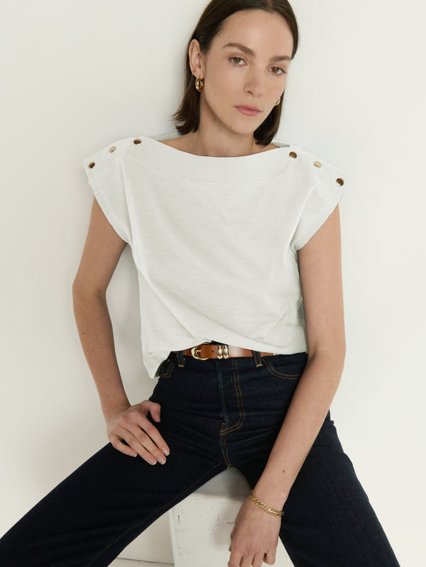 Nation Los Angeles Brooks Boatneck Top