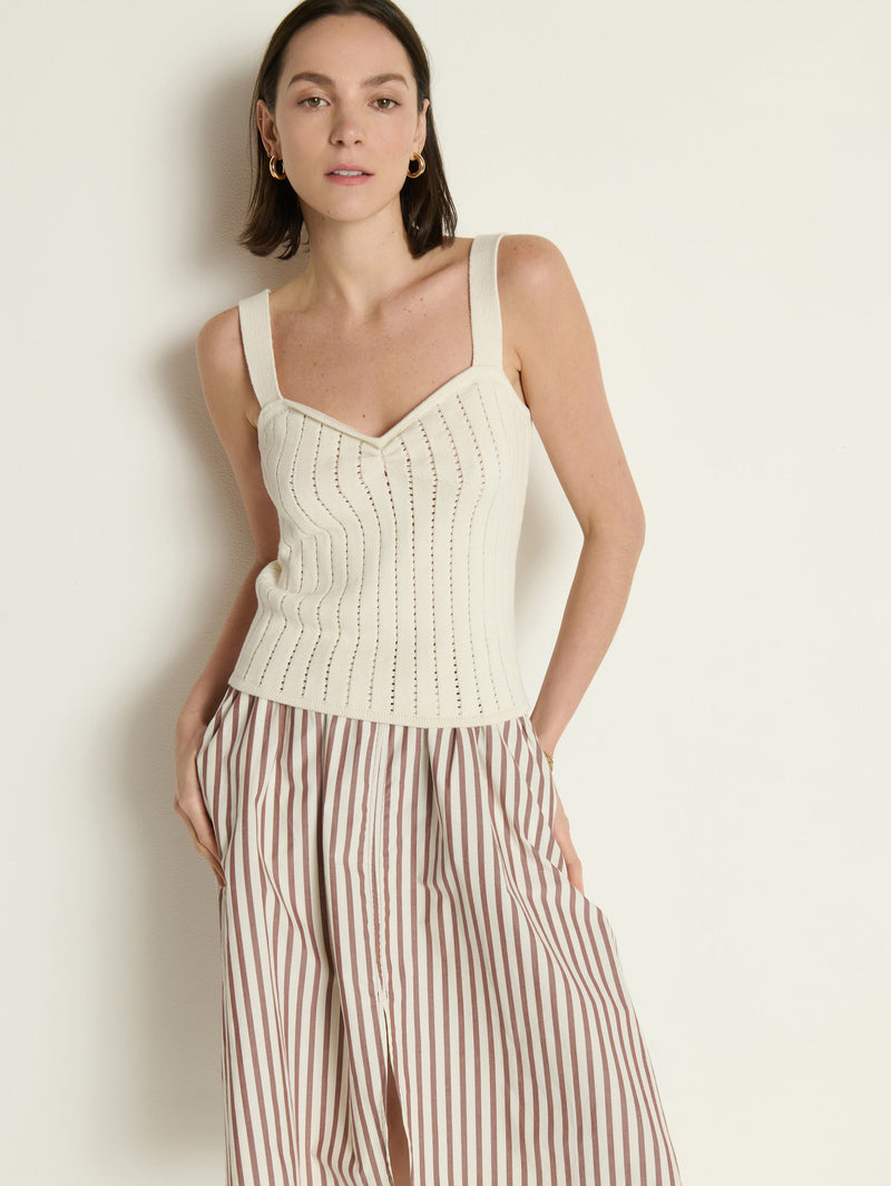 Nation Los Angeles Cali Sweater Tank and Tatiana Skirt