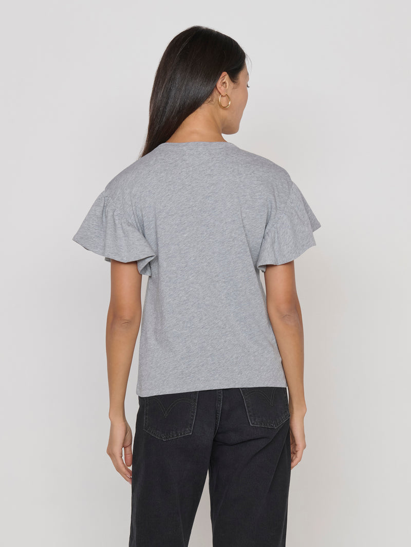 Nation Los Angeles Camille Ruffle Tee