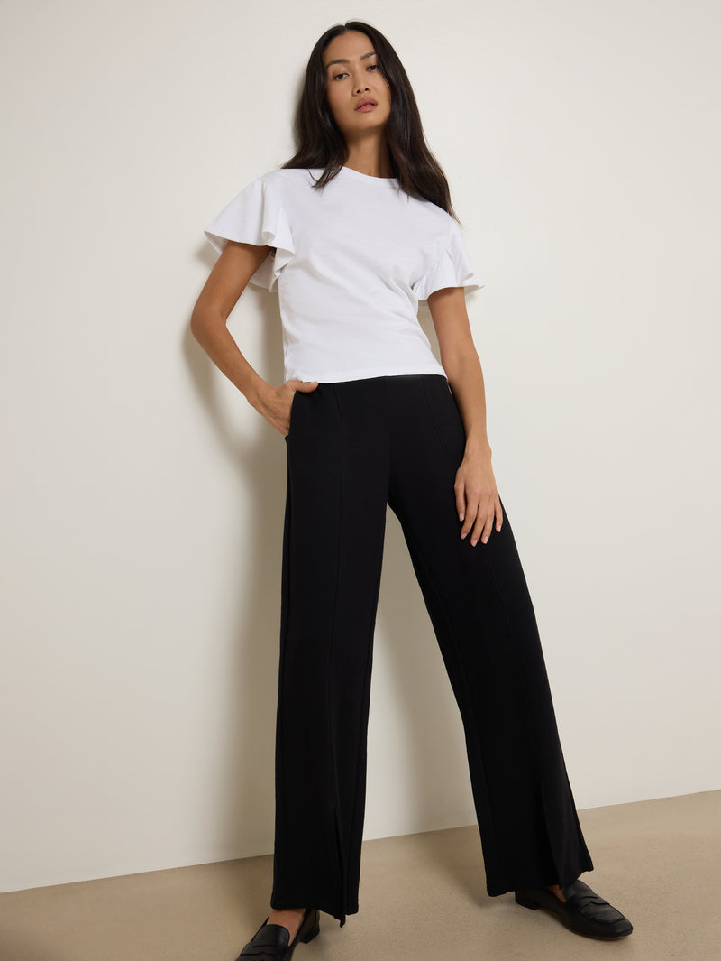 Nation Los Angeles Camille Ruffle Tee