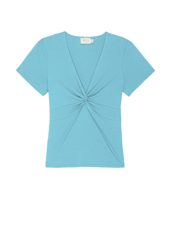 Nation Los Angeles Caprice Twisted Cap Sleeve Top