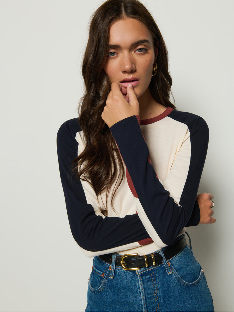 Nation Los Angeles Carmen Colorblock Tee