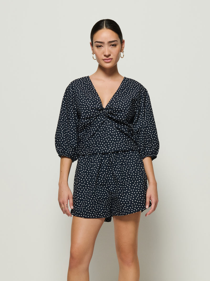 Nation Los Angeles Celeste Blouse and Flynn Short