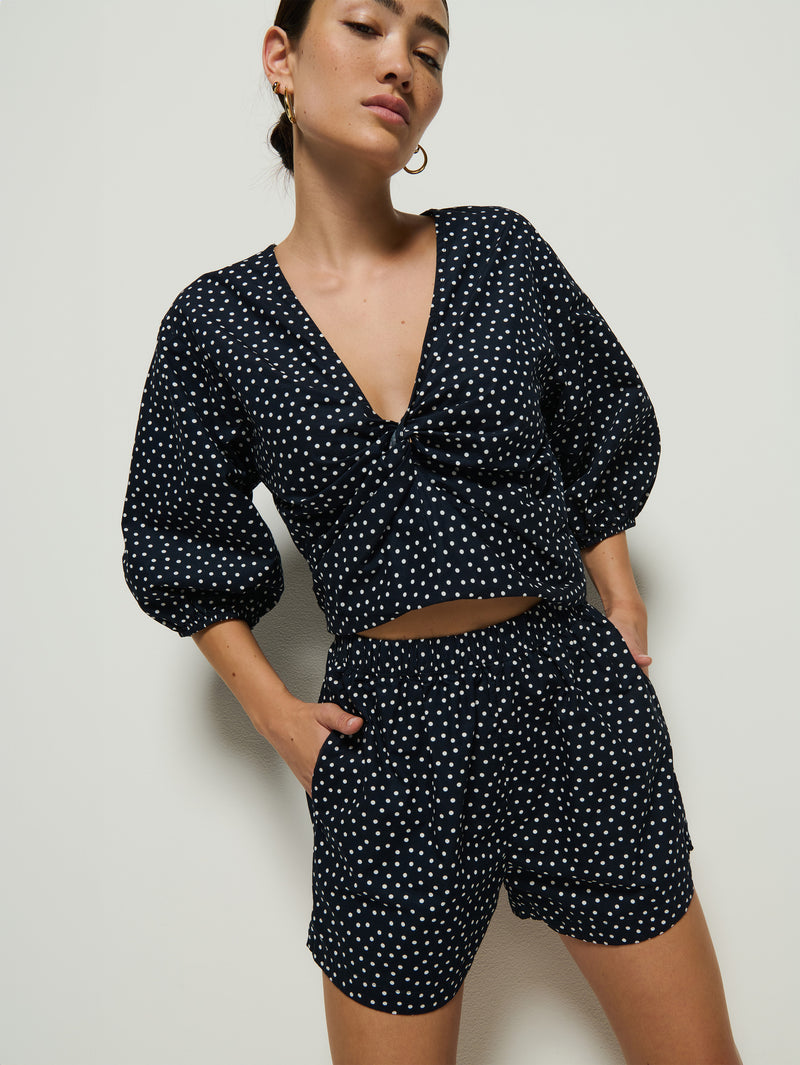 Nation Los Angeles Celeste Blouse and Flynn Short