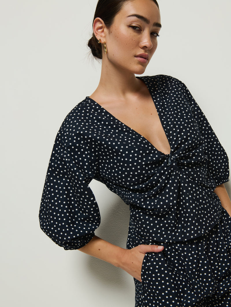 Nation Los Angeles Celeste Blouse and Flynn Short