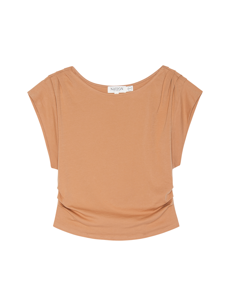 Nation Los Angeles Cerre Cap Sleeve Tee