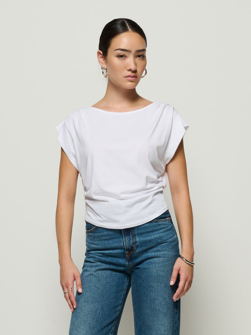 Nation Los Angeles Cerre Cap Sleeve Tee