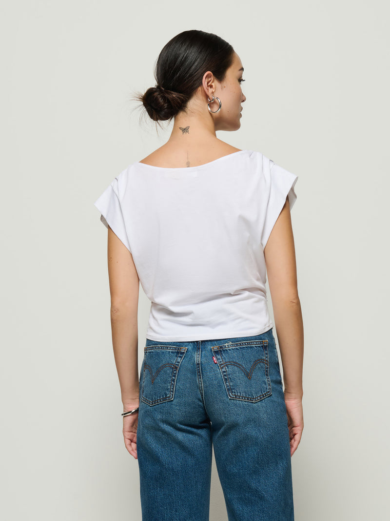 Nation Los Angeles Cerre Cap Sleeve Tee