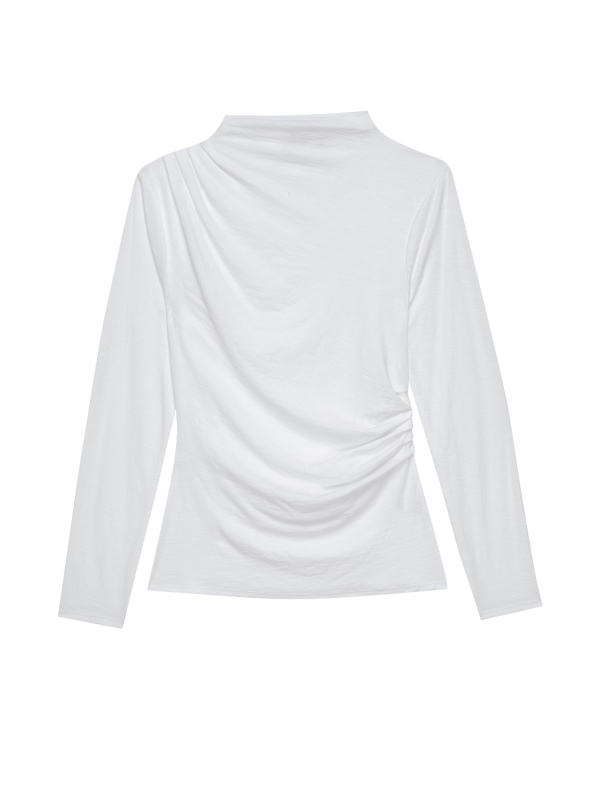 NATION LTD Charlotte Asymmetric Gathered Top