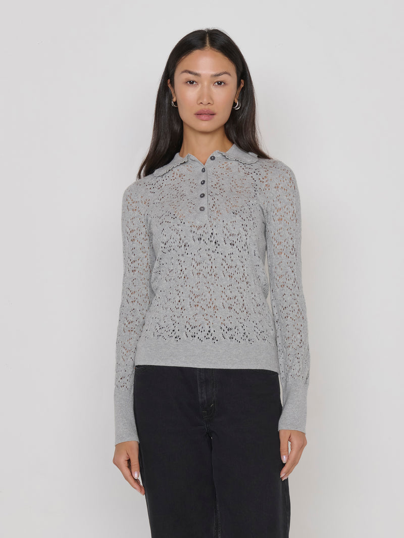 Nation Los Angeles Chloe Lace Sweater