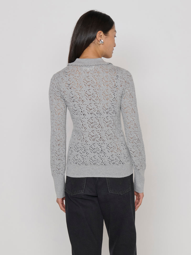 Nation Los Angeles Chloe Lace Sweater