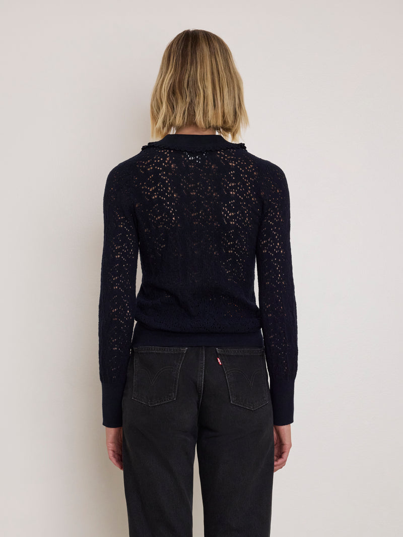 Nation Los Angeles Chloe Lace Sweater