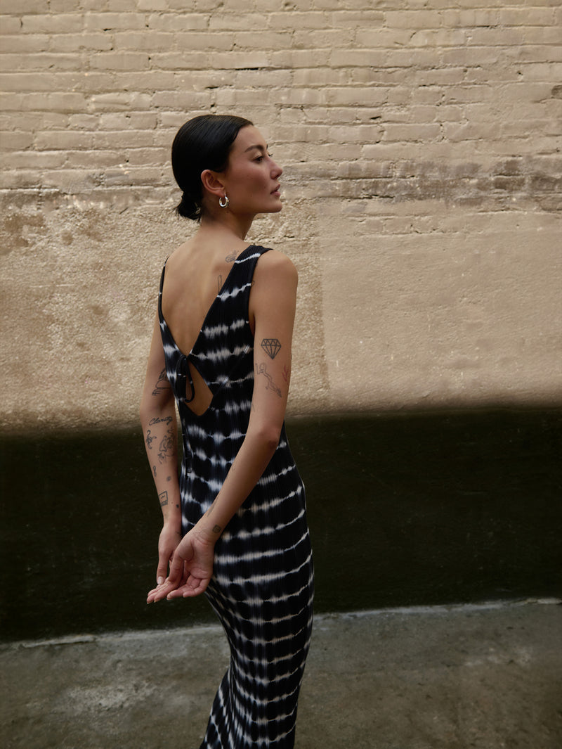 Nation Los Angeles Christy Tie Dye Midi