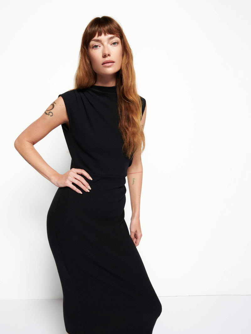 NATION LTD Clarisse Draped Dress