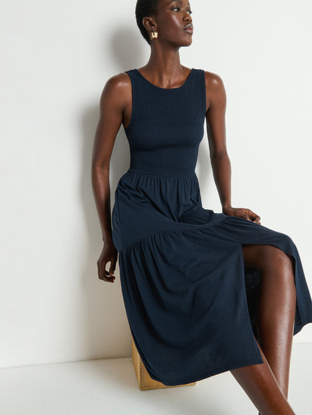Clementine Midi Dress—Night Sky