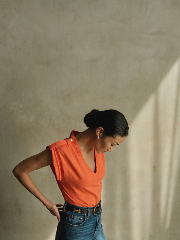 Nation Los Angeles Cooper V-Neck Tee