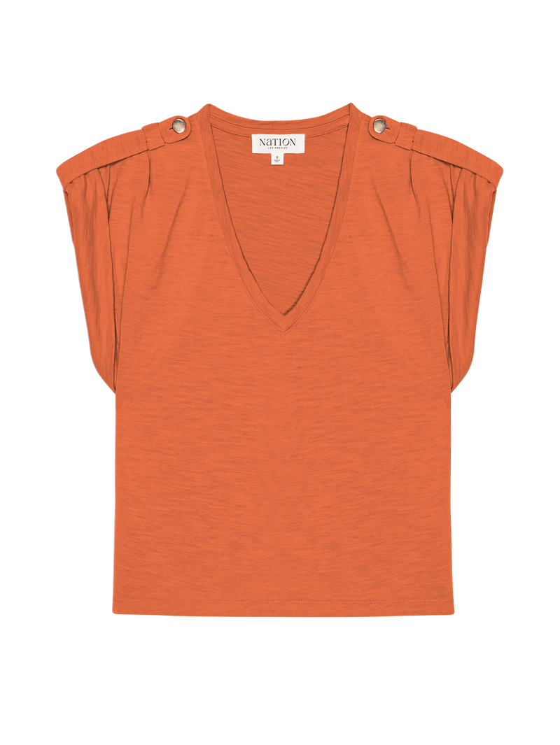 Nation Los Angeles Cooper V-Neck Tee