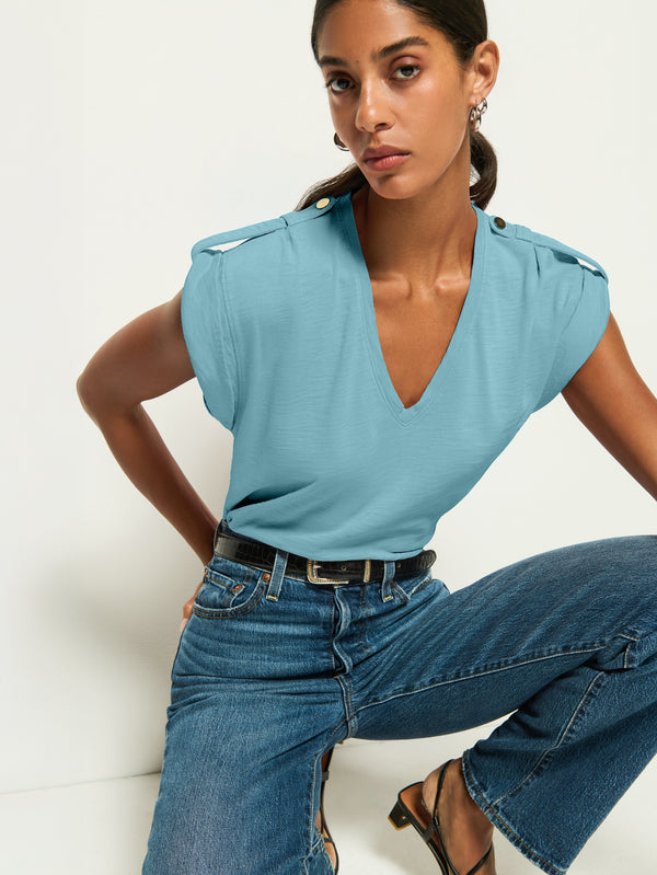 Nation Los Angeles Cooper V-Neck Tank Top