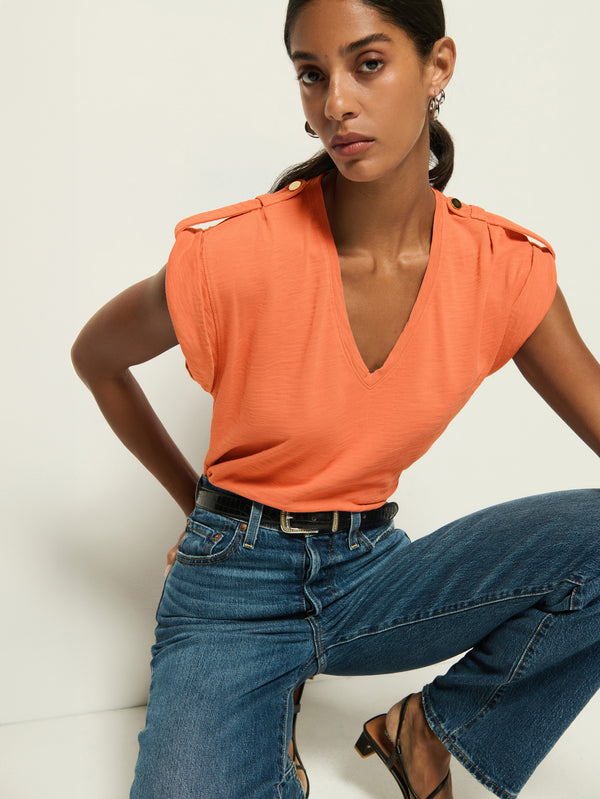 Nation Los Angeles Cooper V-Neck Tee