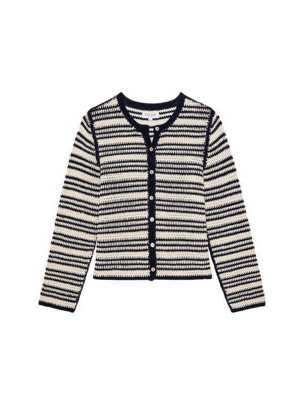 Nation Los Angeles Courtney Crochet Cardigan