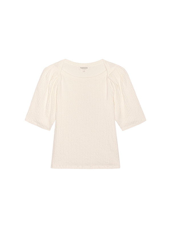Nation Los Angeles Deana Textured Tee