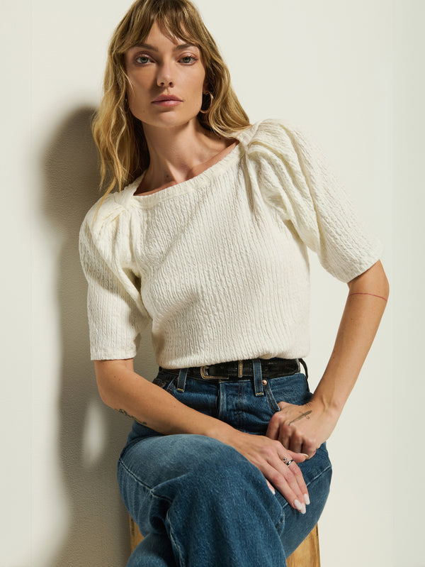 Nation Los Angeles Deana Textured Tee