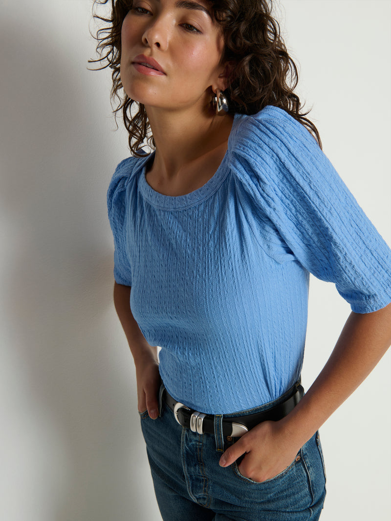 Nation Los Angeles Deana Textured Tee