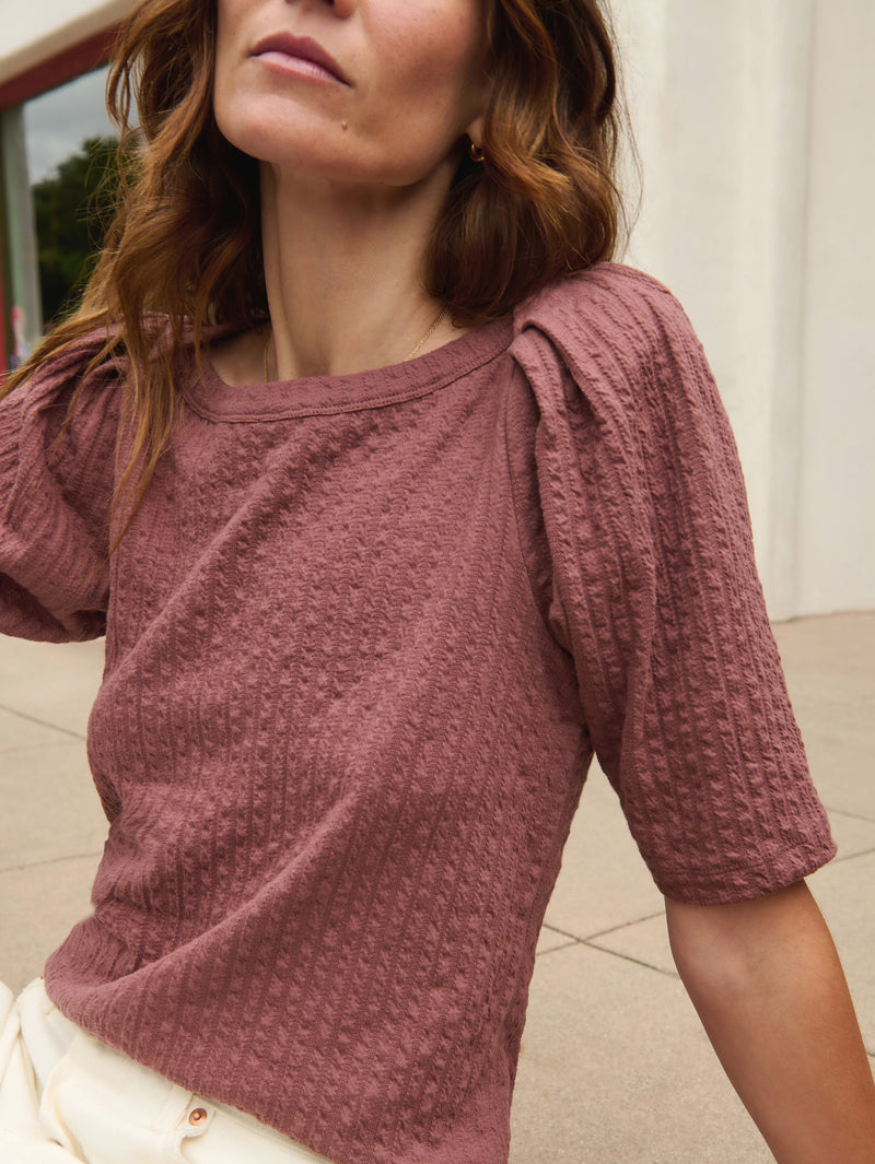 Nation Los Angeles Deana Textured Tee