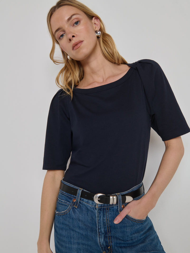 Nation Los Angeles Deana Textured Tee