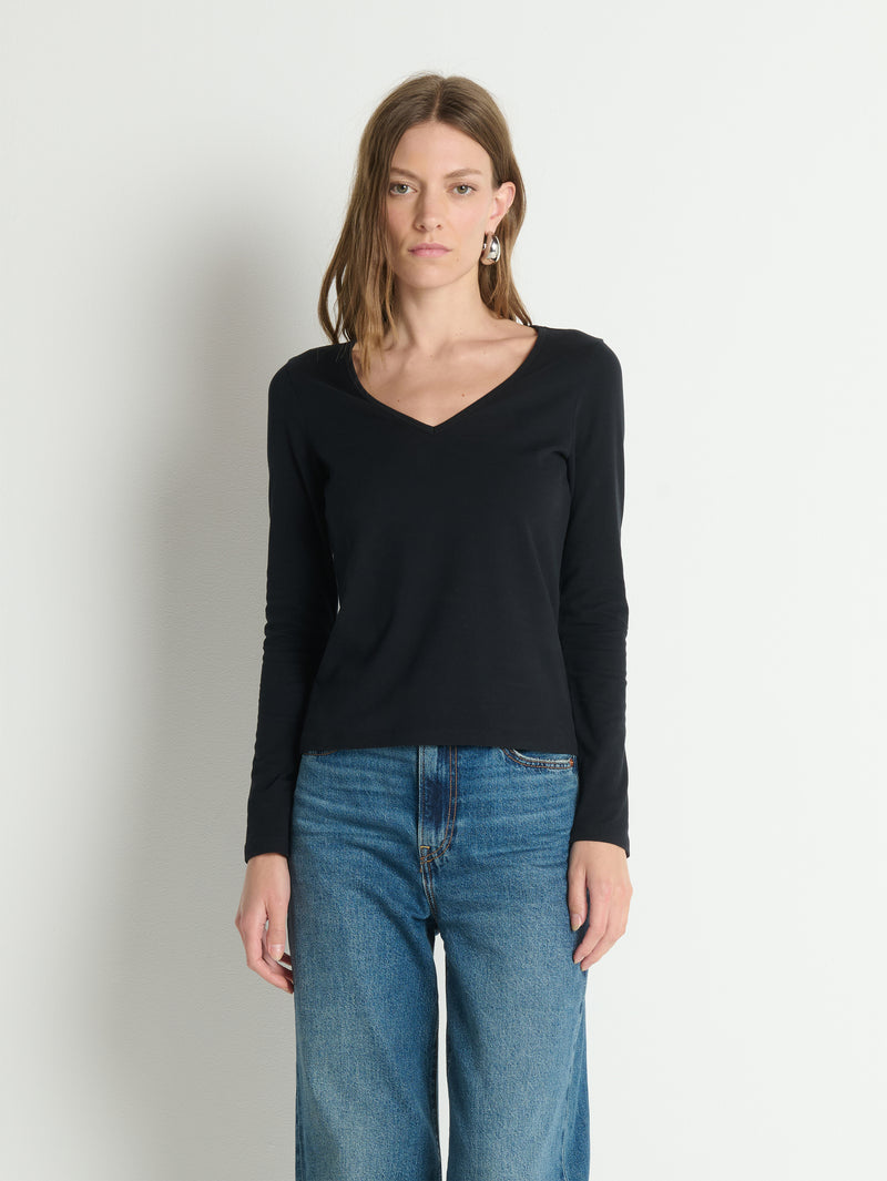 Nation Los Angeles Demi V-Neck Top
